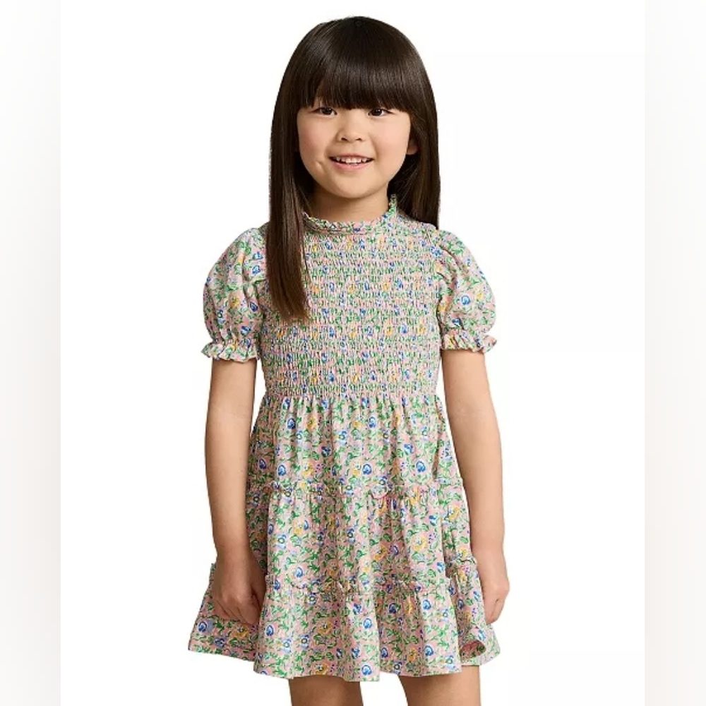 Polo by Ralph Lauren Floral Kids Dress - Multicolor
